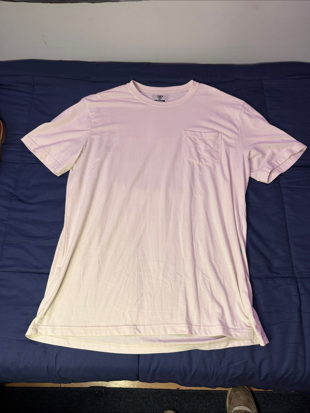 VISSLA Cream Short-Sleeve Pocket Tee